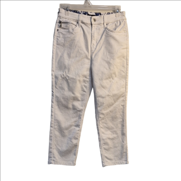 Simon Chang Denim - Simon Chang Slim White Women's Jeans.
